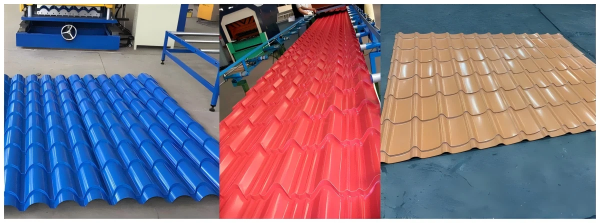 Type for glazed tile roll forming machine Type for glazed tile roll forming machine